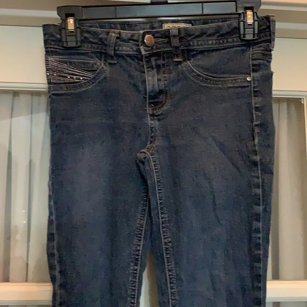Cherokee blue medium wash denim straight jeans Size 10